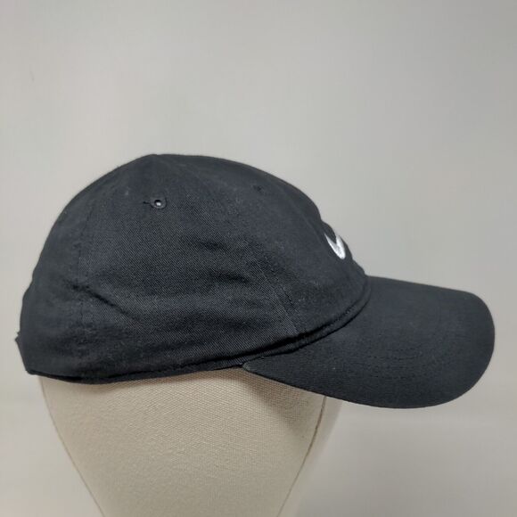Nike Boy's Strapback Hat Black Size Child Embroidered Swoosh Logo - Picture 4 of 8
